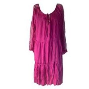 Margaux Rivera Pink Long Sleeve Dress